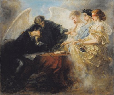Junger Mann an der Wegkreuzung, 1856 von Charles Edouard de Beaumont