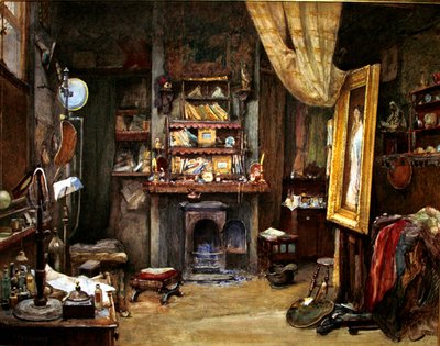 Das Atelier des Künstlers von Charles Edward Holloway