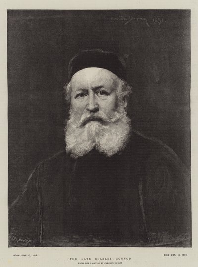 Der verstorbene Charles Gounod von Charles Emile Auguste Carolus Duran