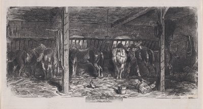 Dezember aus dem Album der ländlichen Motive, 1859 von Charles Emile Jacque