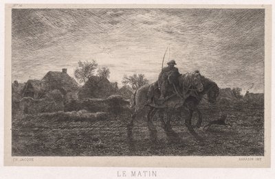 Morgen von Charles Emile Jacque