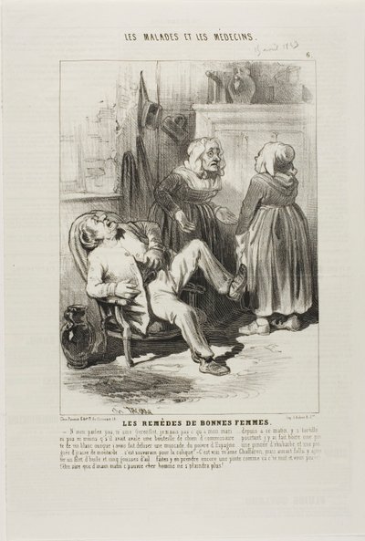 Alte Frauenheilmittel (Tafel 6) von Charles Emile Jacque