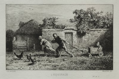 Die Mannschaft von Charles Emile Jacque
