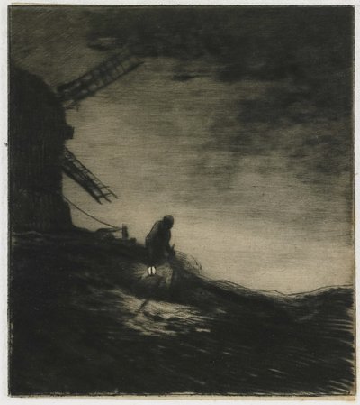 Die Mühle, 1848 von Charles Emile Jacque
