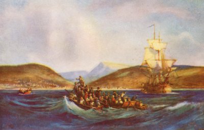 Ankunft der "1820" Siedler in der Algoa Bay von Charles Ernest Peers