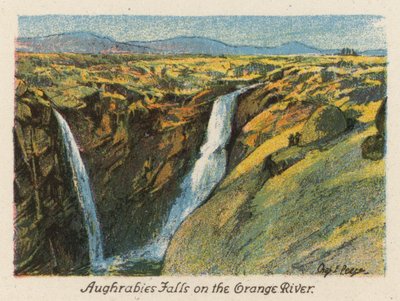 Südafrika: Aughrabies-Fälle am Oranje-Fluss von Charles Ernest Peers
