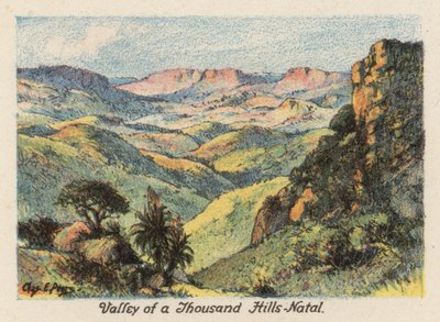Südafrika: Tal der Tausend Hügel, Natal von Charles Ernest Peers