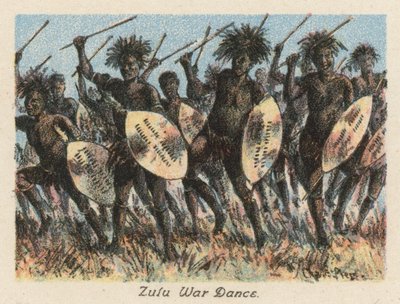 Südafrika: Zulu-Kriegstanz von Charles Ernest Peers