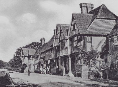Chiddingstone Village (s/w Foto) von Charles Essenhigh Corke