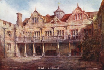 Knole House: Stone Court von Charles Essenhigh Corke