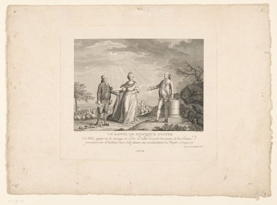 Rückkehr von Jacques Necker, 1788 von Charles Etienne Gaucher