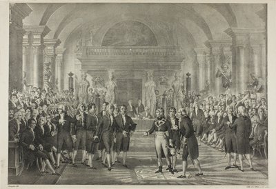 Napoleon in der Abgeordnetenkammer, aus dem politischen und militärischen Leben Napoleons von Charles Etienne Pierre Motte