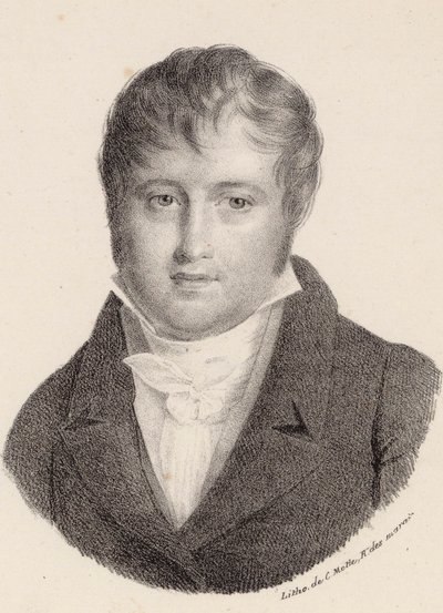 Porträt des Komponisten Nicolò Isouard 1775-1818 von Charles Etienne Pierre Motte