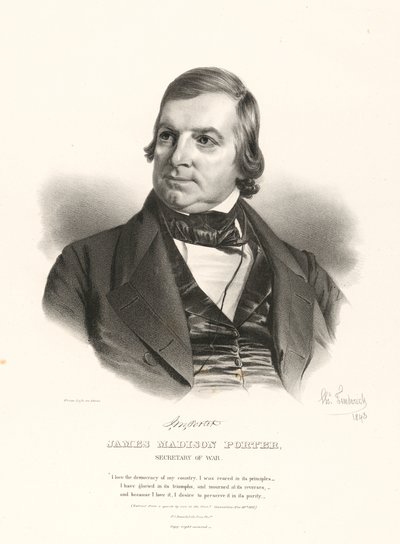 James Madison Porter von Charles Fenderich