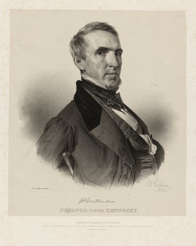 John Jordan Crittenden von Charles Fenderich