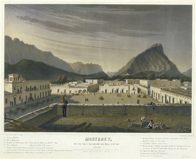 Monterey, gesehen von einem Hausdach im Hauptplatz, [nach Westen] Oktober von Charles Fendrich