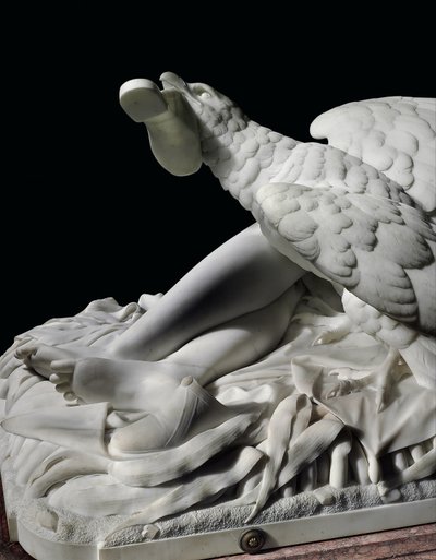 Lebensgroße Figur von Rhodopis auf einem Sockel von Charles Francis Fuller