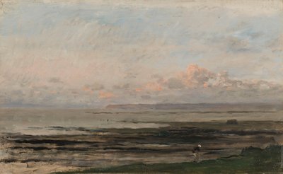Strand bei Ebbe von Charles Francois Daubigny