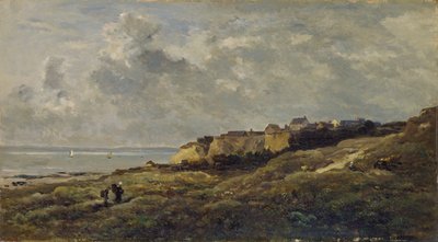 Küstenlandschaft in der Normandie (Villerville-sur-Mer) von Charles Francois Daubigny