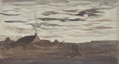 Mondlicht, ca. 1860 von Charles Francois Daubigny
