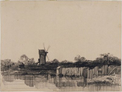 Szene in Holland von Charles Francois Daubigny