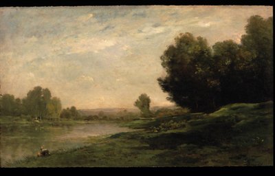 Die Ufer der Oise von Charles Francois Daubigny