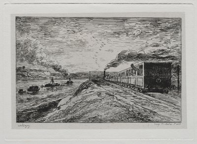 Die Bootsfahrt: Die Abfahrt Die Rückkehr, 1861 von Charles Francois Daubigny