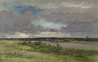 Der kommende Sturm; Früher Frühling von Charles Francois Daubigny