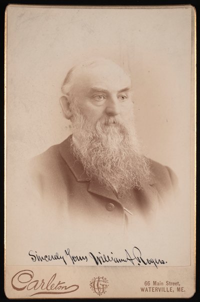 Porträt von William Augustus Rogers 1832-1898, vor 1898 von Charles G Carleton
