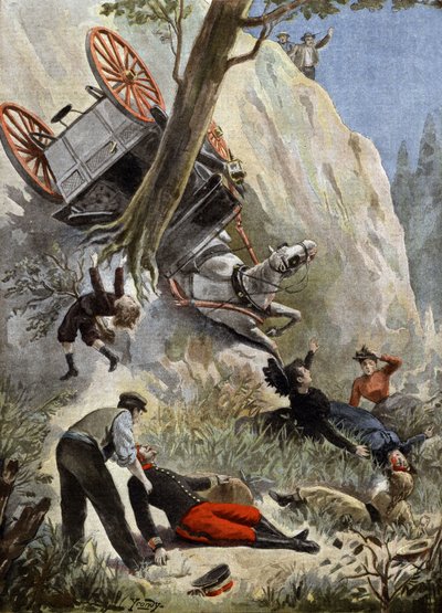 Tod des französischen Obersts de Savignac von Charles Gaston Yrondy