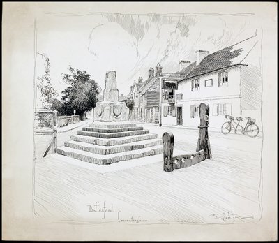 Bottesford Marktkreuz, Leicestershire von Charles George Harper