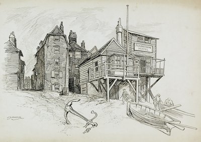 Das Fountain Hotel, Deal, Kent von Charles George Harper