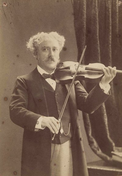 Porträt des Geigers und Komponisten Pablo de Sarasate 1844-1908, ca. 1890 von Charles Gerschel