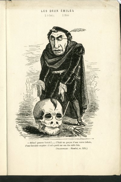 Illustration von Charles Gilbert-Martin (1839-1905) in „Zeitgenössische Grimassen“ von Charles Gilbert Martin