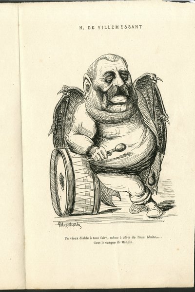 Illustration von Charles Gilbert-Martin (1839-1905) in „Zeitgenössische Grimassen“ von Charles Gilbert Martin
