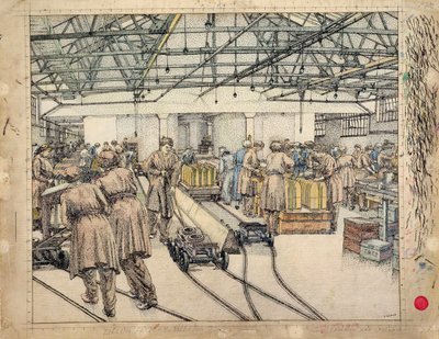 Die Füllfabrik, Hereford von Charles Ginner