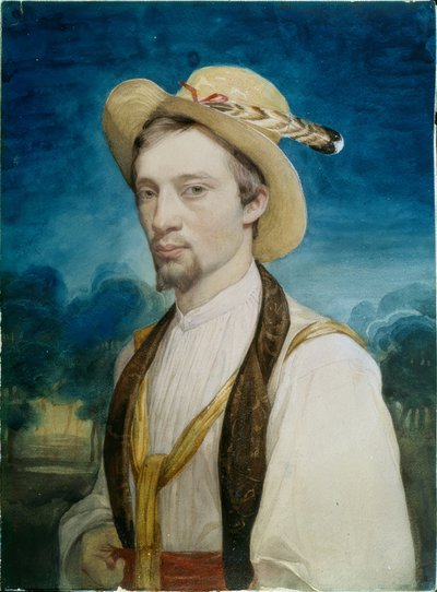Selbstbildnis Charles Gleyre von Charles Gleyre