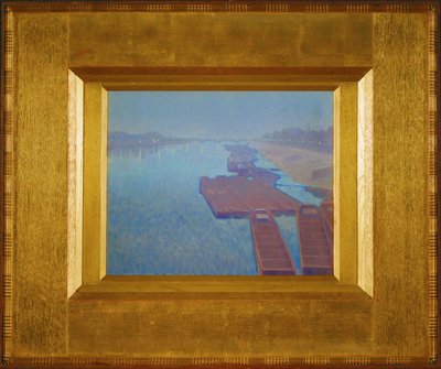 Fluss bei Nacht von Charles Guilloux