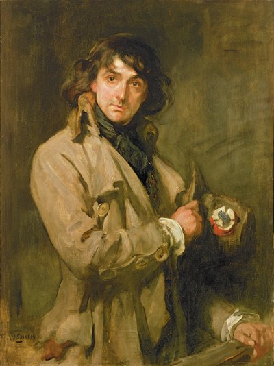 Porträt von Sir John Martin Harvey als Sydney Carton in 
