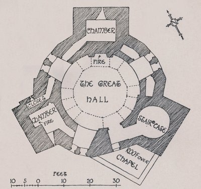 Orford Castle, Suffolk. Nach dem Plan von Mr. Cautley, 1931 von Charles Henry Bourne Quennell