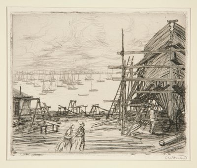 Chantiera in Cancale von Charles Huard