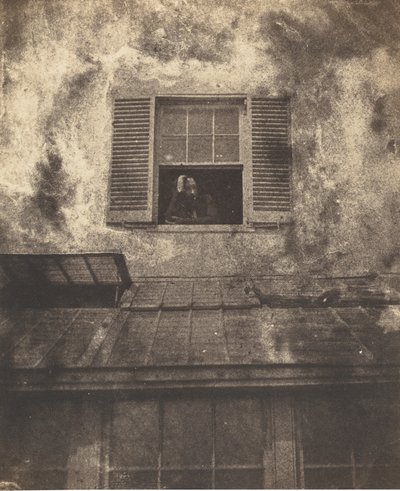 Auguste Vacquerie am Fenster, Marine Terrace von Charles Hugo, Auguste Vacquerie
