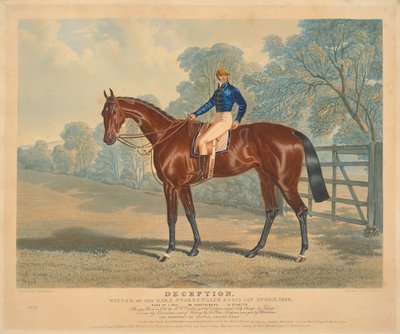 [Rennen]: "Deception", Gewinner der Oaks Stakes in Epsom, 1839, geritten von J. Day von Charles Hunt