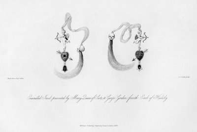 Emailliertes Juwel, präsentiert von Maria Stuart an George Gordon von Charles J. Smith