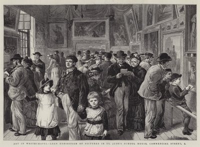 Kunst in Whitechapel, Leih-Ausstellung von Bildern in St. Jude