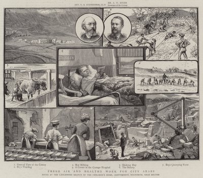 Frische Luft und gesunde Arbeit für Stadtkinder, Notizen zur Lancashire-Niederlassung des Kinderheims, Crowthorne, Edgworth, bei Bolton von Charles J. Staniland