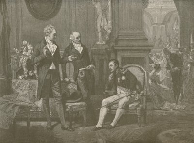 Napoleon, Goethe und Wieland, 1808, 1896 von Charles J. State