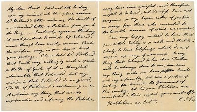 Brief von Charles James Fox an seine Tante Emily, 21. Oktober 1798 von Charles James Fox