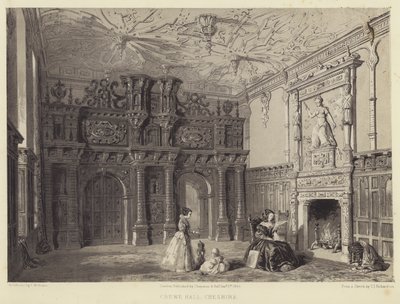Crewe Hall, Cheshire von Charles James Richardson