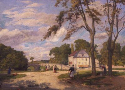 Die alte Brücke auf der Insel Adam von Charles Jean Agard